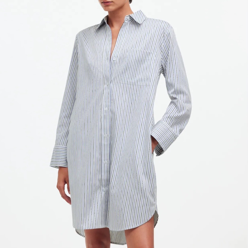 Madewell Y-Neck Relaxed Shirtdress